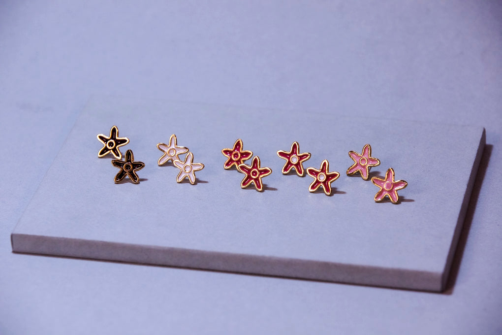 Aretes mini Liiwi - Flor