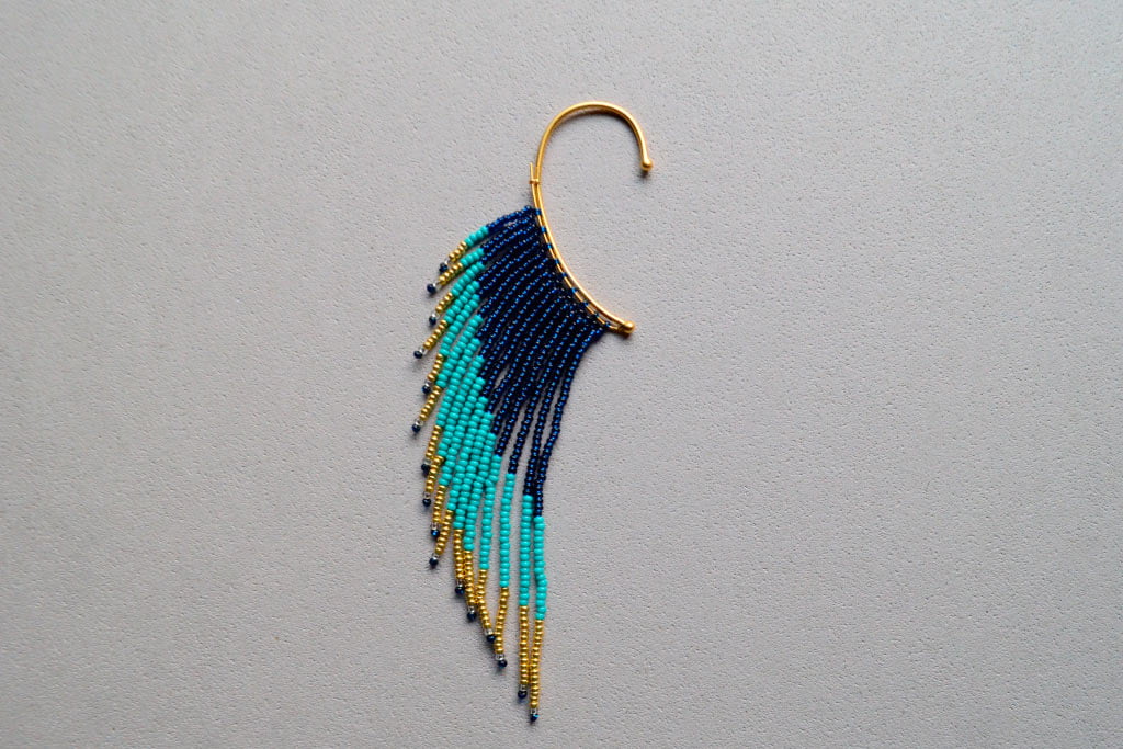 Earcuff Pinachu - Corona de Plumas