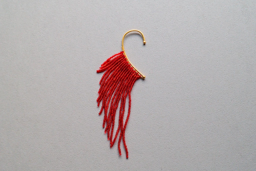Earcuff Pinachu - Corona de Plumas