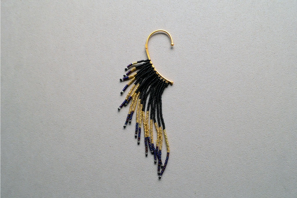 Earcuff Pinachu - Corona de Plumas