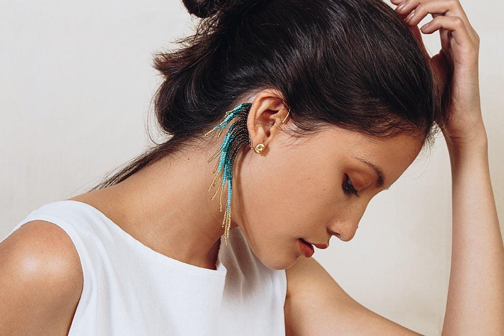 Earcuff Pinachu - Corona de Plumas