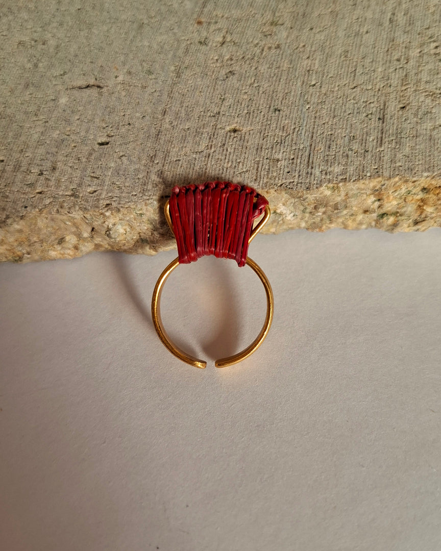 Anillo Kuwai Rojo - Muestra