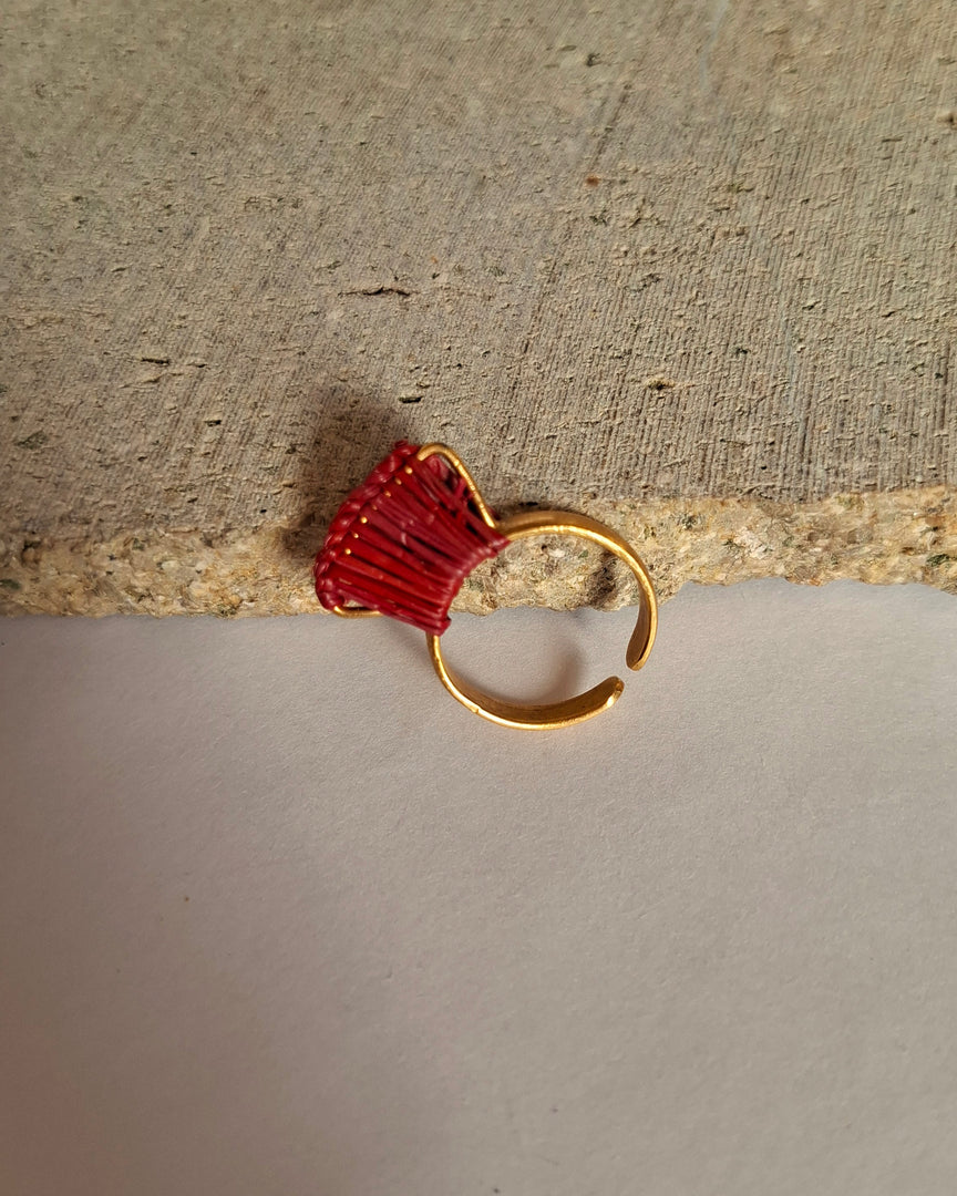 Anillo Kuwai Rojo - Muestra