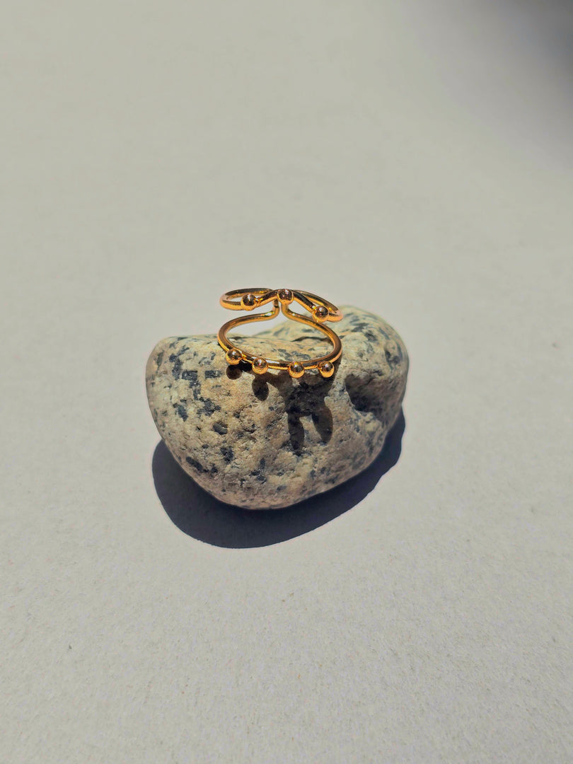 Ki Anillo Linaka / Fruta con detalles de fabricación
