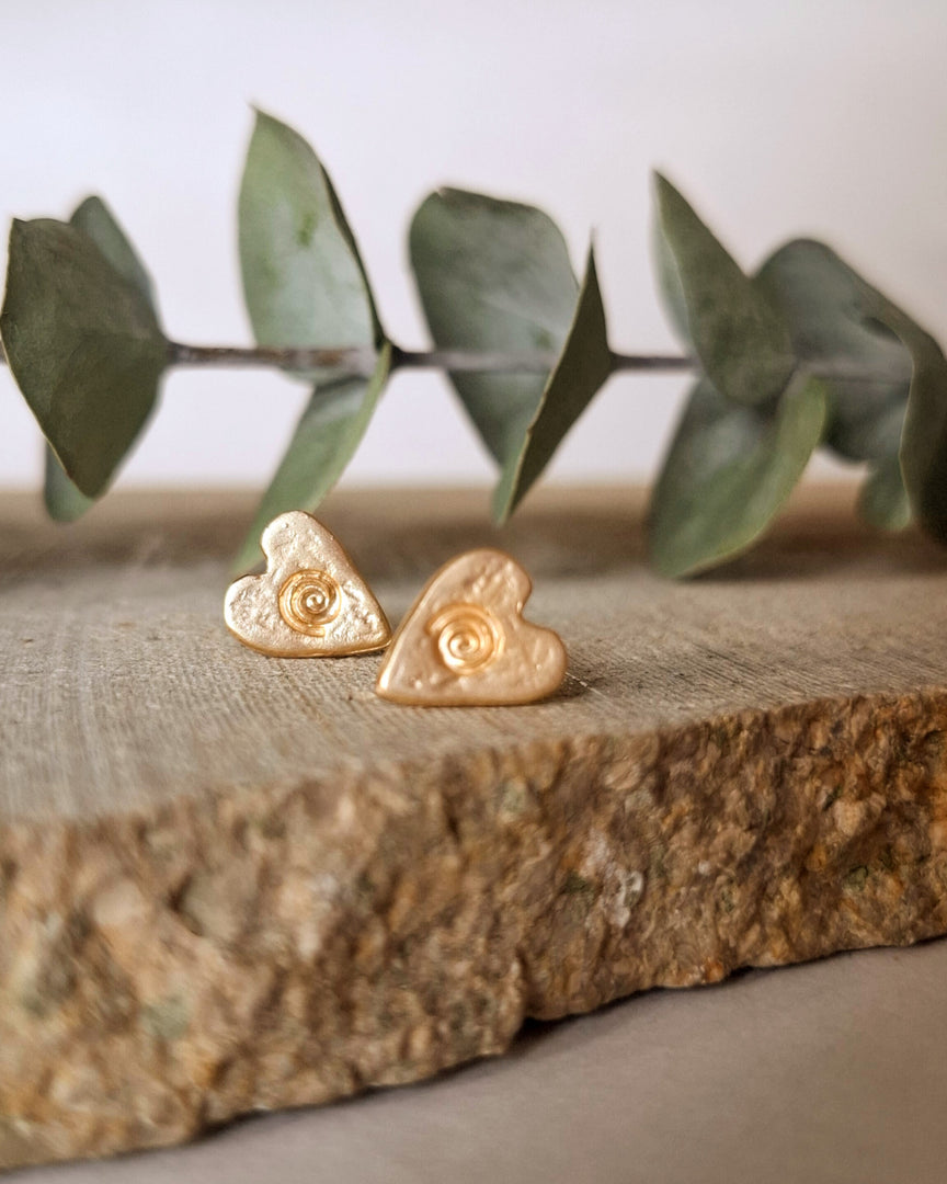 Aretes Topo Núkukaule Corazón