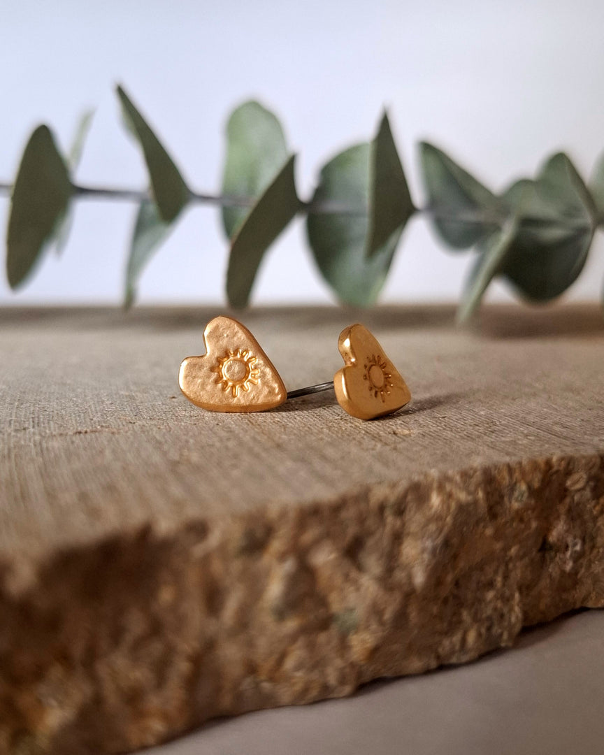 Aretes Topo Núkukaule Corazón